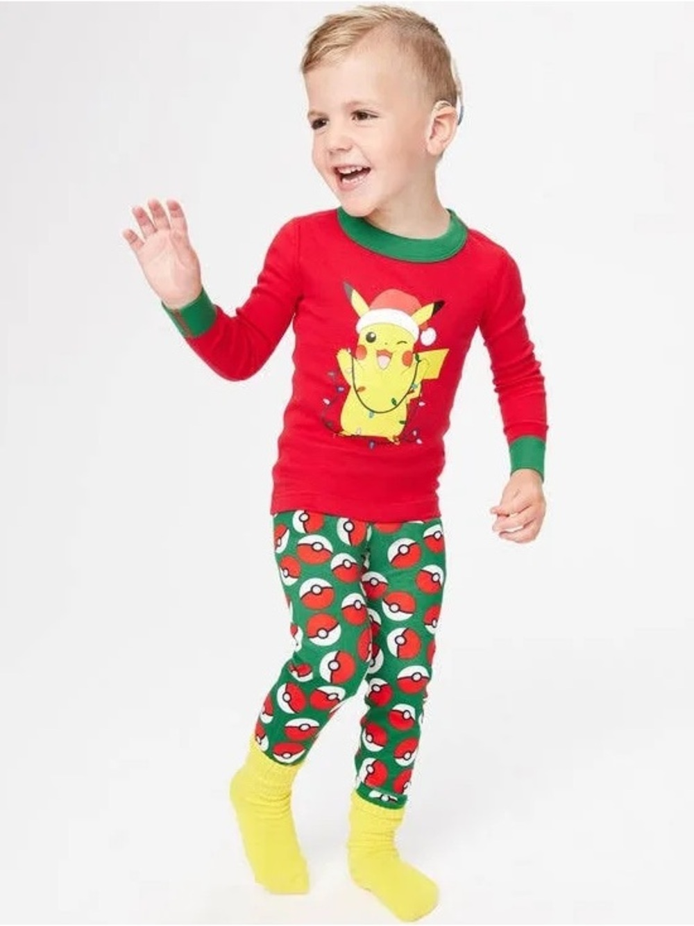 Hanna Andersson Pokémon Holiday Pajamas Size 5